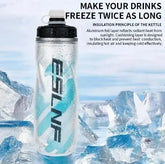 610ml Lightweight Cycling Water Bottle – Portable MTB & Road Bike Bottle, Keep Cold, Outdoor Bike Accessory  Adomoo